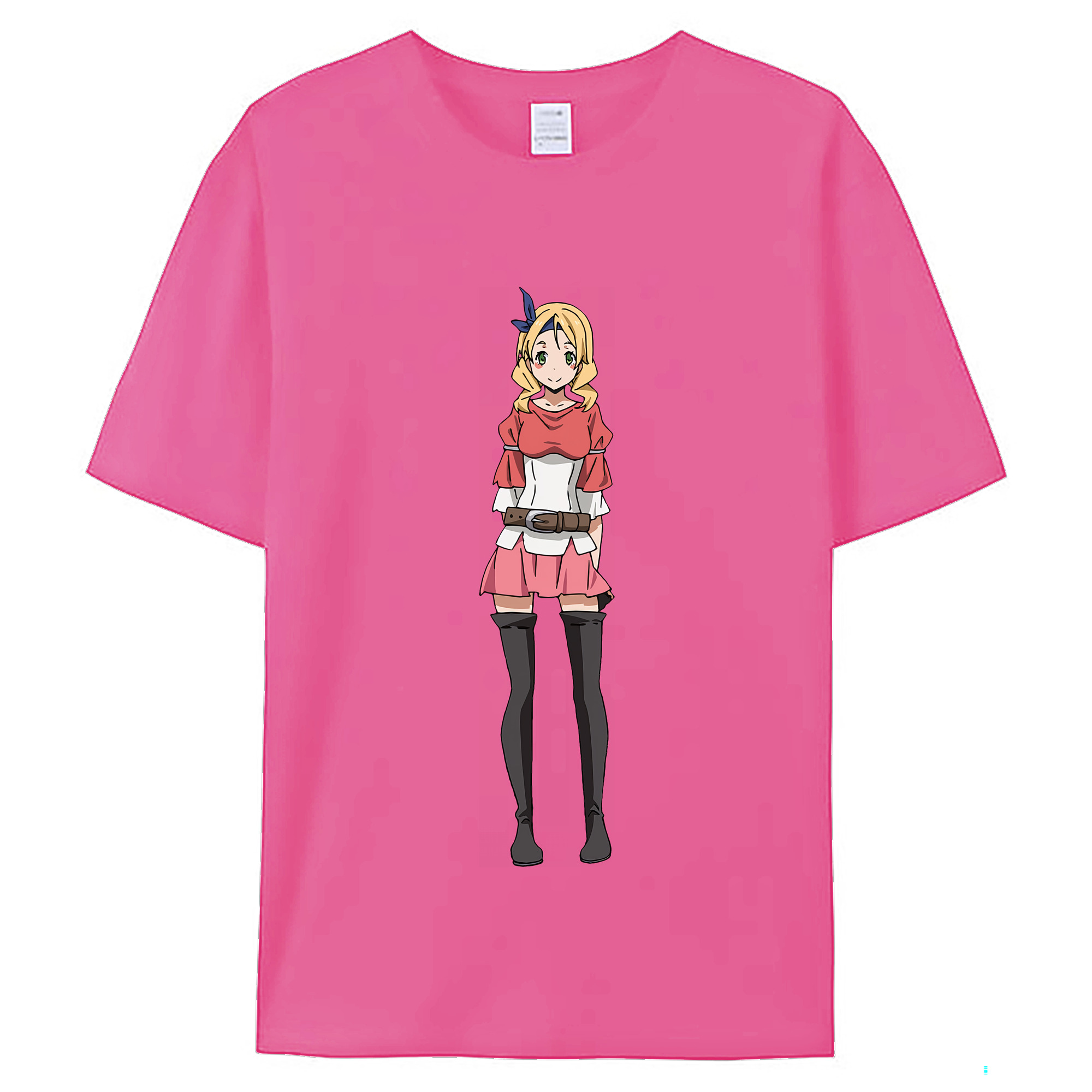 （画像用） 転スラ Regarding Reincarnated to Slime レディースカジュアルプリントTシャツ（綿100％）